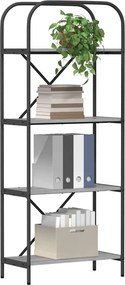 vidaXL Ράφι Βιβλίων 4 επιπέδων 60 x 30 x 146 εκ Επεξεργασμένο ξύλο