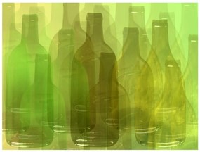 Φωτοταπετσαρία - Green bottles 200x154