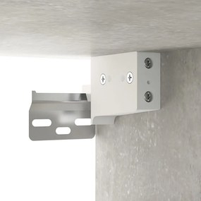 vidaXL Ντουλάπι Γκρι Σκυροδέματος 80x33x70 εκ. Επεξεργασμένο Ξύλο