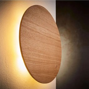 Φωτιστικό Τοίχου - Απλίκα Luna Wood 3377 4xG9 6W Φ30cm Natural TK Lighting