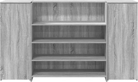 vidaXL Γραφείο υποδοχής 180x50x103,5 εκ. Επεξεργασμένο Ξύλο