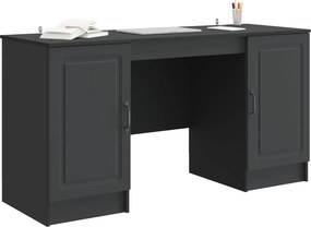 vidaXL Γραφείο Μαύρο 142,5 x 50 x 75 εκ. Επεξεργασμένο Ξύλο