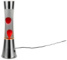 Φωτιστικό Επιτραπέζιο Με Εφέ Λάβας Reality Lighting -RL ETNA R50559110 Ασημί (Silver Coloured) 3000K