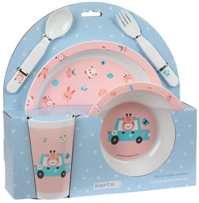 Σετ παιδικά σκεύη Safta Jirafa πολυεστέρας 26 x 26 x 9 cm