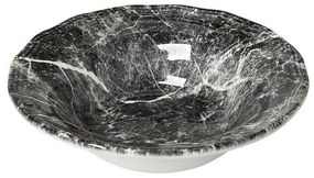 Μπωλ Marble Rpm207K6 Φ15cm Κεραμικό Black Espiel Κεραμικό