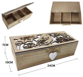 Ξύλινο αποθηκευτικό κουτί M145B - Wooden storage box
