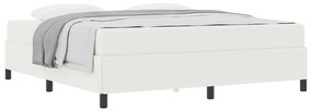 vidaXL Σκελετός Κρεβατιού Άλλο Κρεμ 180 x 200 cm Βελούδο