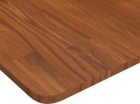 vidaXL Πάγκος Μπάνιου Σκ. Καφέ 80x40x1,5 εκ. Επεξ. Μασίφ Ξύλο