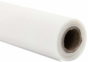vidaXL Σίτα εντόμων Λευκό 112 x 500 cm Γυαλί-Ίνα