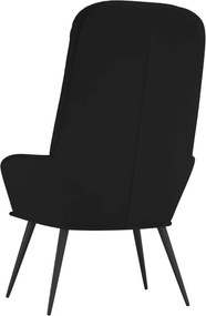 vidaXL Πολυθρόνα Relax Μαύρη Βελούδινη