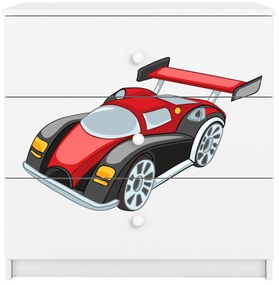 Συρταριέρα Babydreams Cartoon-Leuko-Auto