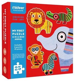 Mideer παζλ My first puzzle series 6 σε 1 &quot;Animals&quot; 25τμχ  τμχ.