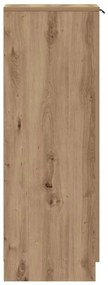 vidaXL Παπουτσοθήκη Χρώμα Αρτισιανή Δρυς 29,5x35x100,5 εκ. Επεξ. Ξύλο