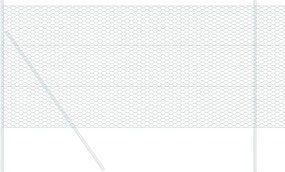 vidaXL Φράχτης Εξαγώνου Πράσινο 1 x 50 m PVC