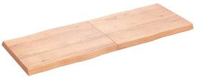 vidaXL Επιφ Τραπεζιού Αν Καφέ 160x60x(2-6)εκ.Ακατέργ. Μασίφ Ξύλο Δρυός