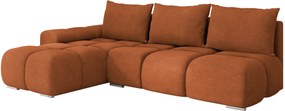 Γωνιακός καναπές Bestii-Portokali-Αριστερή - 270.00Χ183.00Χ85.00cm