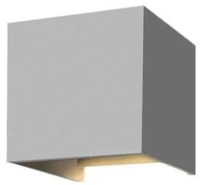 Απλίκα Φωτιστικό Τοίχου LED 2x5W 3000K 17-100666-10 Panagoulas-17-100666-10-Γκρι 17-100666-10