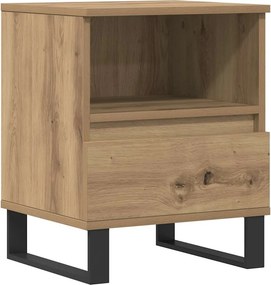 vidaXL Κομοδίνο τεχνίτης Δρυς 40x35x50 εκ. από Επεξεργασμένο Ξύλο