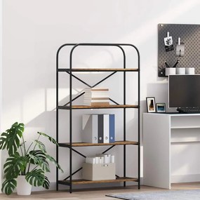vidaXL Ράφι Βιβλίων Παλαιό ξύλο 80 x 30 x 146 εκ Επεξεργασμένο ξύλο