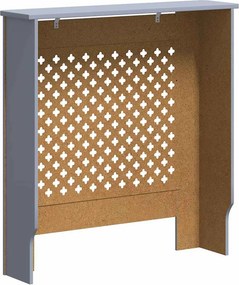 vidaXL Κάλυμμα Καλοριφέρ Γκρι 78 εκ. από MDF
