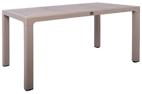 Τραπέζι Τραπεζαρίας Κήπου TEC Cappuccino PP 150x90x73cm