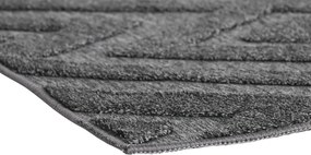Χαλί Home ESPRIT 200 x 140 cm Γκρι Σκούρο γκρίζο