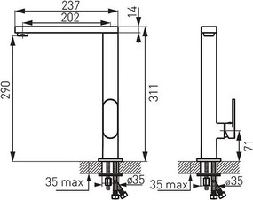 Ferro Rapsody BRY4 - Μπαταρία Κουζίνας