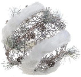 Χριστουγεννιάτικη Διακοσμητική Μπάλα inart Δ20εκ. 2-70-570-0208