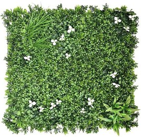 Κάθετος Κήπος Διακοσμητικός ArtGrass 03 100x100cm Green-White Royal Carpet 100X100cm