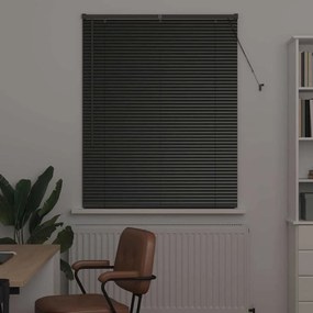 vidaXL Ρολό Παραθύρου με κουρτίνες Άλλο Μαύρο 105 x 130 cm Αλουμίνιο