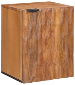 vidaXL Σετ Μπάνιου με συρτάρι με ράφι Καφέ Ακακία Στερεό ξύλο μάνγκο