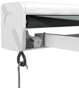 vidaXL Τέντα Πτυσσόμενη Ανθρακί 3,5 x 2,5 μ. Ύφασμα και Αλουμίνιο