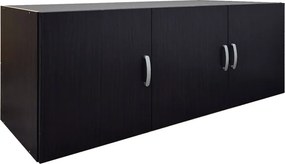Πατάρι ντουλάπας τρίφυλλο Alvia pakoworld wenge 150x51x60εκ