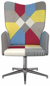 vidaXL Πολυθρόνα Relax Σχέδιο Patchwork Υφασμάτινη