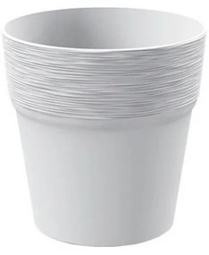 Γλάστρα (Φ14.5x14.8) Marhome Furu Λευκό 09-DFA145-443U