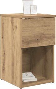 vidaXL Ντουλάπι κρεβατιού 2 τεμ. Artisan Δρυς 29 x 31,5 x 49 εκ