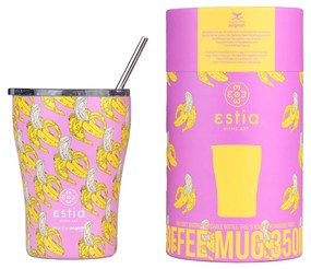 Θερμός Coffee Mug  350ml Estia Home Art Save the Aegean Banana Swirl 01-23072