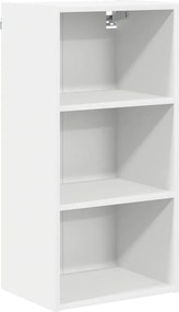 vidaXL Κρεμαστό ντουλάπι Λευκό 40 x 29,5 x 80 εκ. Επεξεργασμένο ξύλο