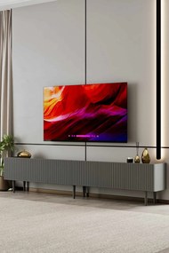 Έπιπλο Τηλεόρασης Γκρι CLOTA 240x29x20