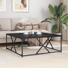 vidaXL Τραπεζάκι σαλονιού Μαύρη Οξυά 100 x 100 x 40 cm