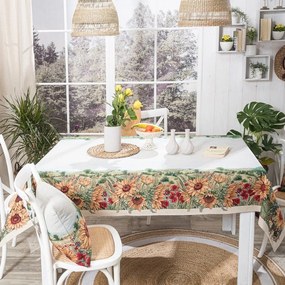 Τραπεζομάντηλο Sunflower Multi Teoran 140Χ220 Acrylic,Cotton,Polya