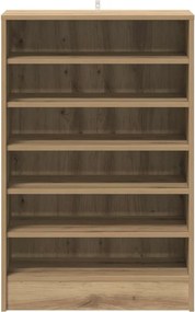 vidaXL Κομοδίνα 2 τεμ.Αρτισιανή Δρυς 40x36x65 εκ. Επεξ. Ξύλο