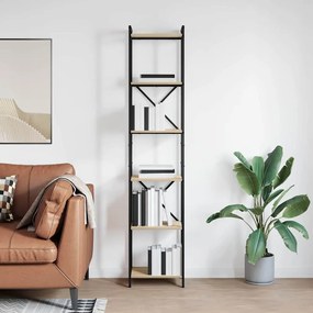 Ράφι Βιβλίων Δρύς Sonoma 40 x 30 x 189,5 εκ Επεξεργασμένο ξύλο