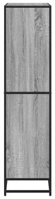 Βιβλιοθήκη Γκρι Sonoma 80,5x35x139 cm Ξύλινη κατασκευή 3300848