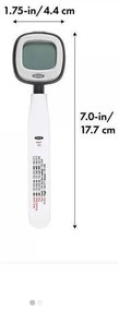 Ψηφιακό Θερμόμετρο Μαγειρικής 4,4x17,7εκ. Oxo 11181400