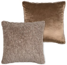 Διακοσμητικό Μαξιλάρι Fleece 2 Όψεων (45x45) S-F Timmy Taupe C0D511002