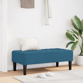 vidaXL Πάγκος Μπλε 113x57x39 εκ. Βελούδο