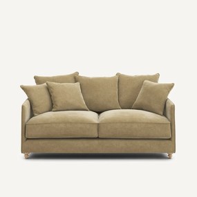 Πτυσσόμενος καναπές από βελούδο stonewashed, Lazare