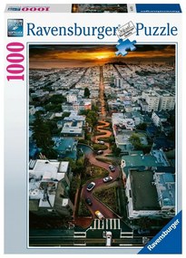 Παζλ Lombard Street, San Francisco 16732 1000τμχ 70x50cm 14 Ετών+ Multicolor Ravensburger