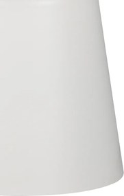 Βοηθητικό τραπέζι Ginoze Inart λευκό μέταλλο Φ50x50εκ